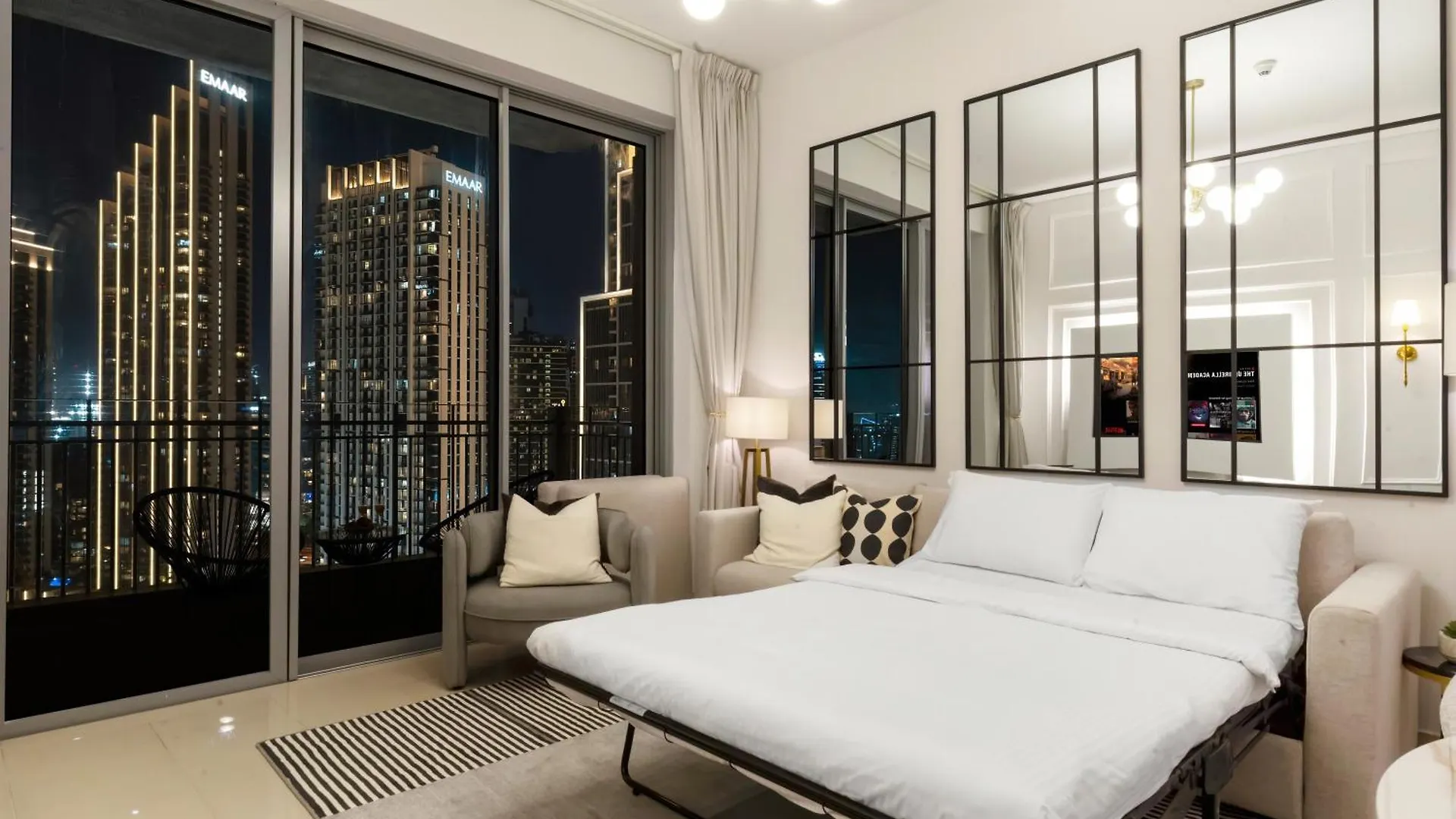 Chic 1Br Fountain-View Flat Downtown Burj Khalifa Apartment Dubai 0*,  United Arab Emirates