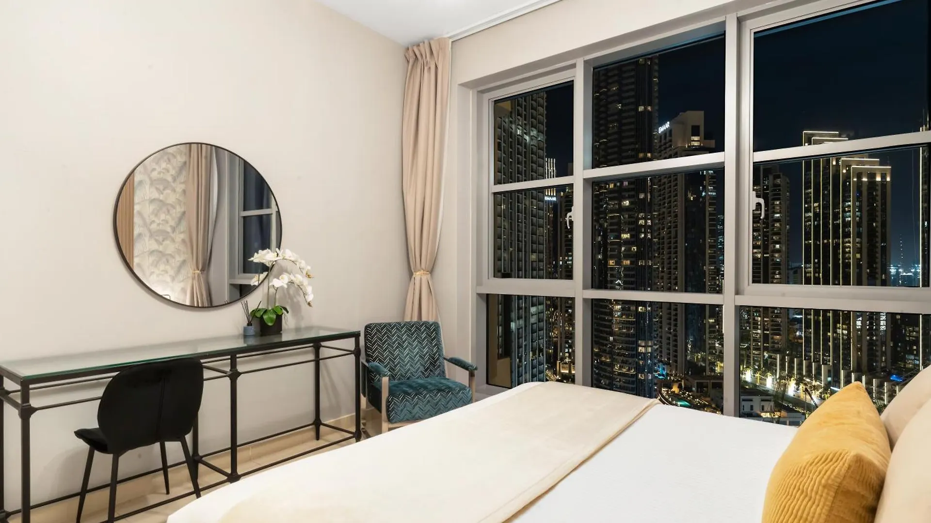 Chic 1Br Fountain-View Flat Downtown Burj Khalifa Apartment Dubai 0*,
